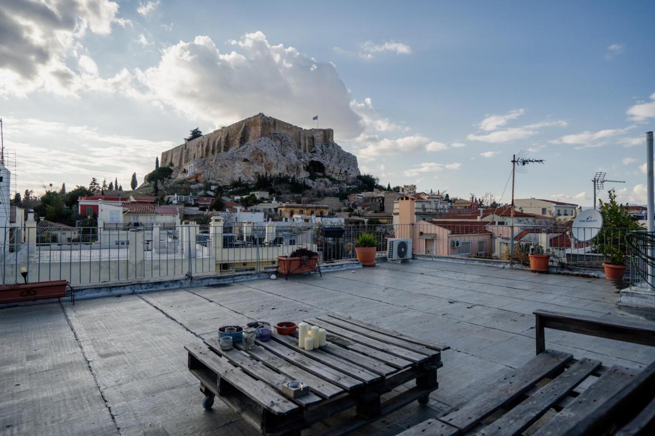 אתונה Plaka With Acropolis Rooftop View Access מראה חיצוני תמונה
